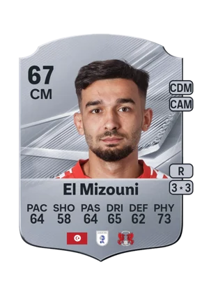 El Mizouni - 67 - Rare EA FC 27 card