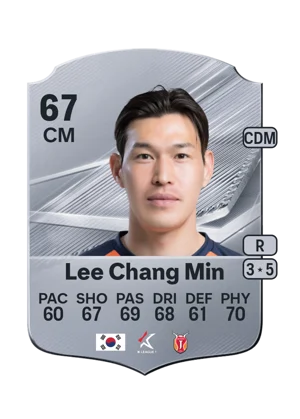 Lee Chang Min - 67 - Rare EA FC 27 card