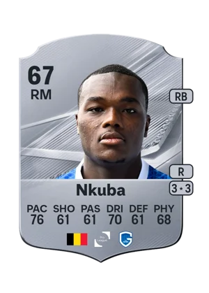 Nkuba - 67 - Rare EA FC 27 card