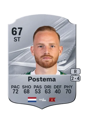 Postema - 67 - Rare EA FC 27 card