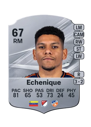Echenique - 67 - Rare EA FC 27 card