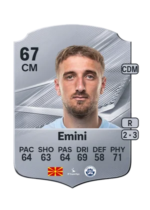 Emini - 67 - Rare EA FC 27 card