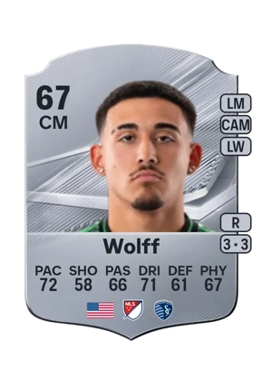 Wolff - 67 - Rare EA FC 27 card