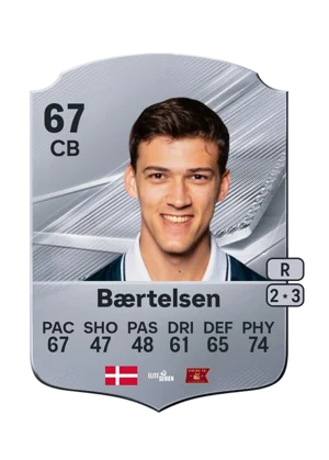 Bærtelsen - 67 - Rare EA FC 27 card