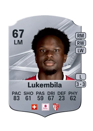 Lukembila - 67 - Rare EA FC 27 card