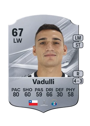 Vadulli - 67 - Rare EA FC 27 card