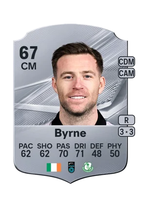Byrne - 67 - Rare EA FC 27 card