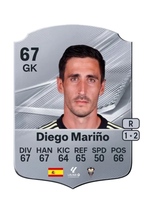 Diego Mariño - 67 - Rare EA FC 27 card