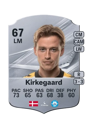 Kirkegaard - 67 - Rare EA FC 27 card