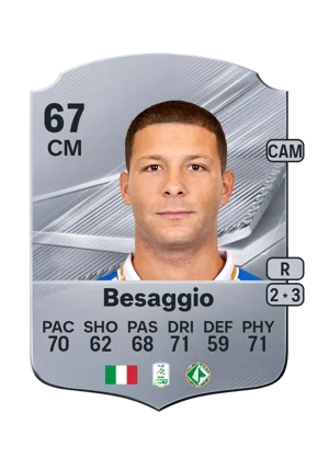 Besaggio - 67 - Rare EA FC 27 card