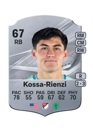 Kossa-Rienzi - 67 - Rare EA FC 27 card