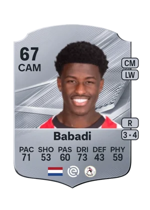 Babadi - 67 - Rare EA FC 27 card