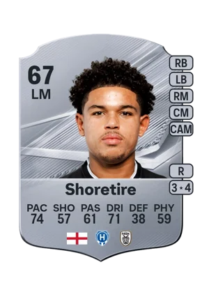 Shoretire - 67 - Rare EA FC 27 card