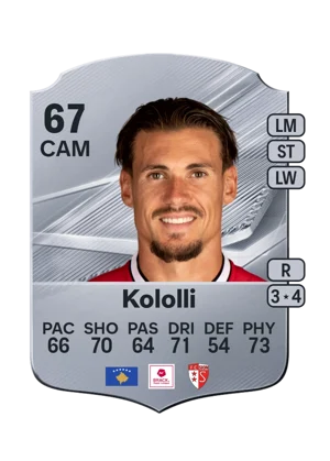 Kololli - 67 - Rare EA FC 27 card