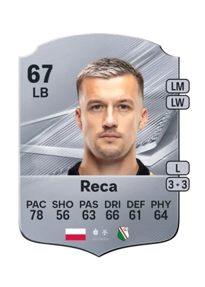 Reca - 67 - Rare EA FC 27 card