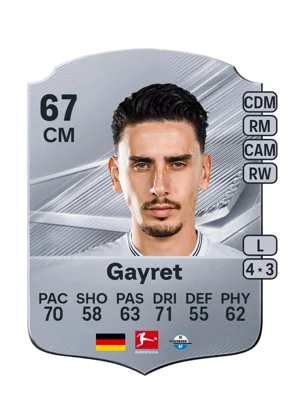 Gayret - 67 - Rare EA FC 27 card