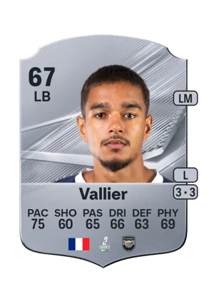 Vallier - 67 - Rare EA FC 27 card