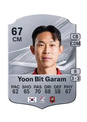 Yoon Bit Garam - 67 - Rare EA FC 27 card