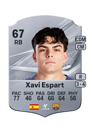 Xavi Espart - 67 - Rare EA FC 27 card