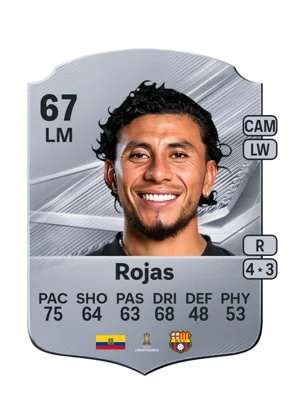 Rojas - 67 - Rare EA FC 27 card