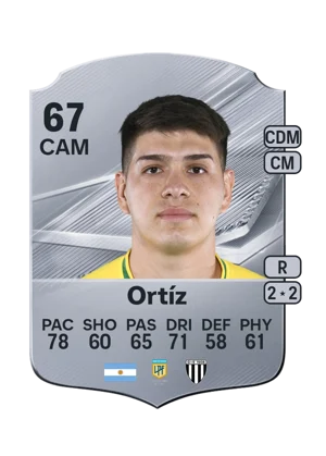 Ortíz - 67 - Rare EA FC 27 card