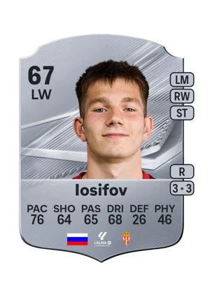 Iosifov - 67 - Rare EA FC 27 card