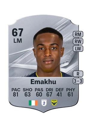 Emakhu - 67 - Rare EA FC 27 card