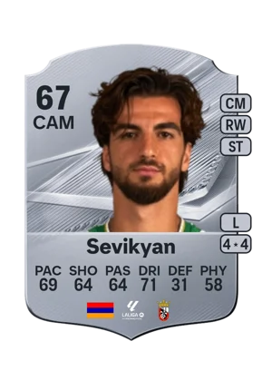Sevikyan - 67 - Rare EA FC 27 card