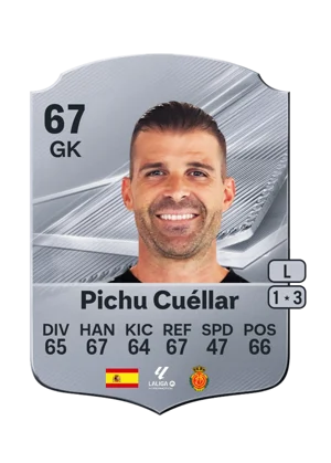 Pichu Cuéllar - 67 - Rare EA FC 27 card