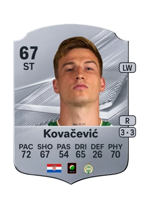 Kovačević - 67 - Rare EA FC 27 card
