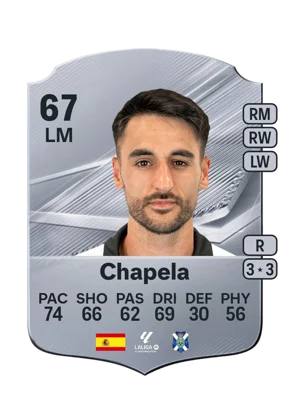 Chapela - 67 - Rare EA FC 27 card