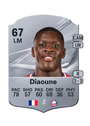 Diaoune - 67 - Rare EA FC 27 card