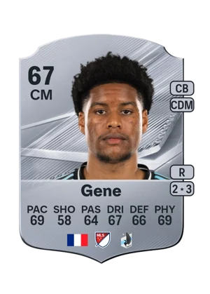 Gene - 67 - Rare EA FC 27 card