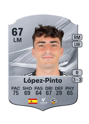 López-Pinto - 67 - Rare EA FC 27 card