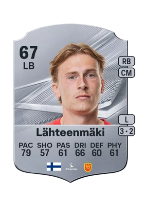 Lähteenmäki - 67 - Rare EA FC 27 card