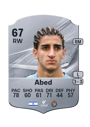Abed - 67 - Rare EA FC 27 card