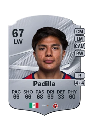 Padilla - 67 - Rare EA FC 27 card
