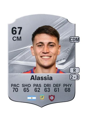 Alassia - 67 - Rare EA FC 27 card