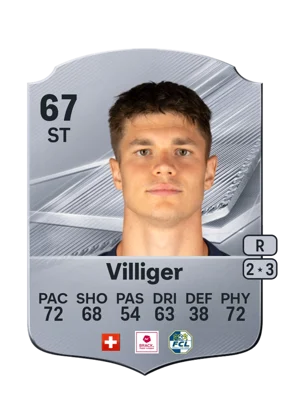 Villiger - 67 - Rare EA FC 27 card