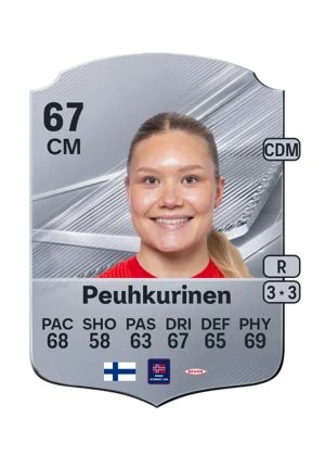Peuhkurinen - 67 - Rare EA FC 27 card