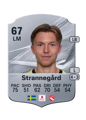 Strannegård - 67 - Rare EA FC 27 card