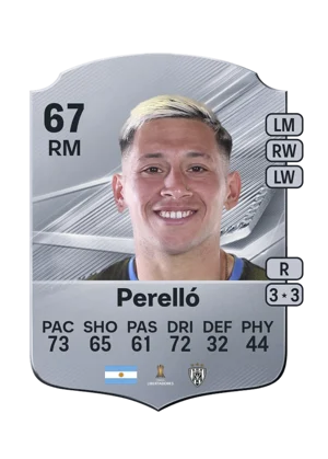 Perelló - 67 - Rare EA FC 27 card