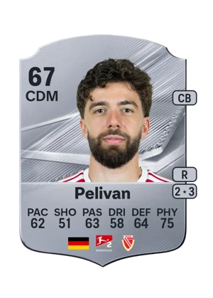 Pelivan - 67 - Rare EA FC 27 card
