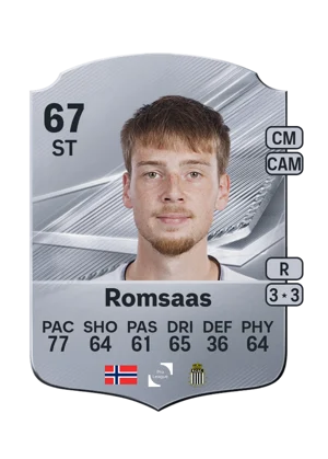 Romsaas - 67 - Rare EA FC 27 card