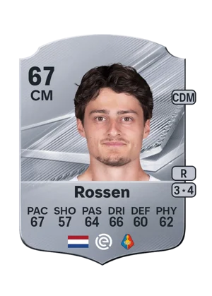 Rossen - 67 - Rare EA FC 27 card