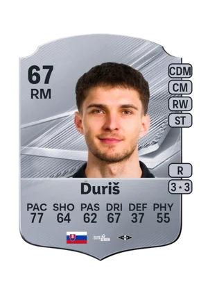 Ďuriš - 67 - Rare EA FC 27 card