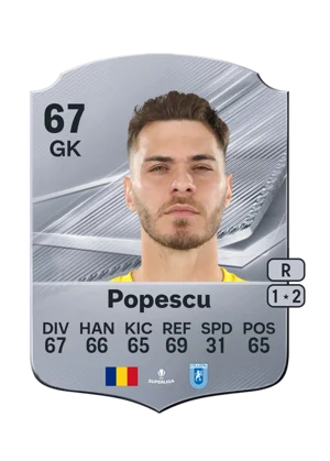 Popescu - 67 - Rare EA FC 27 card