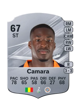 Camara - 67 - Rare EA FC 27 card