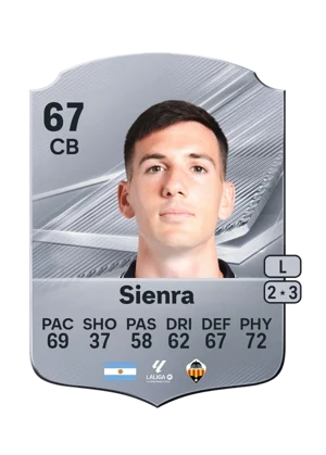 Sienra - 67 - Rare EA FC 27 card