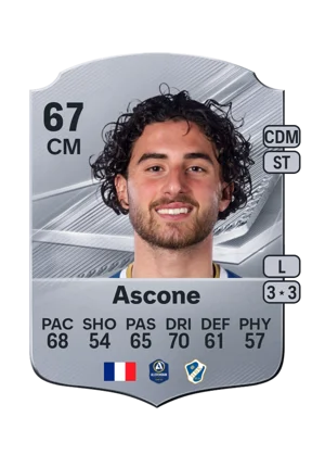 Ascone - 67 - Rare EA FC 27 card